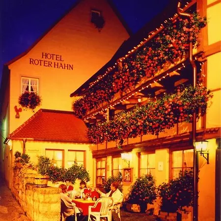 Konukevi Roter Hahn Rothenburg ob der Tauber